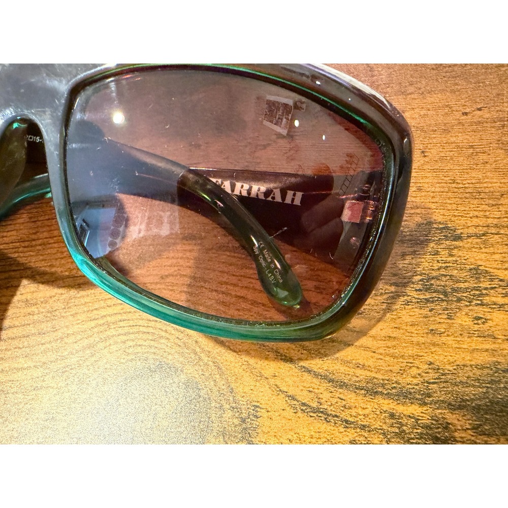 Spy Optic Farrah Sunglasses Brown Teal Gradient Oversized Butterfly 62-15-125 - Picture 2 of 7